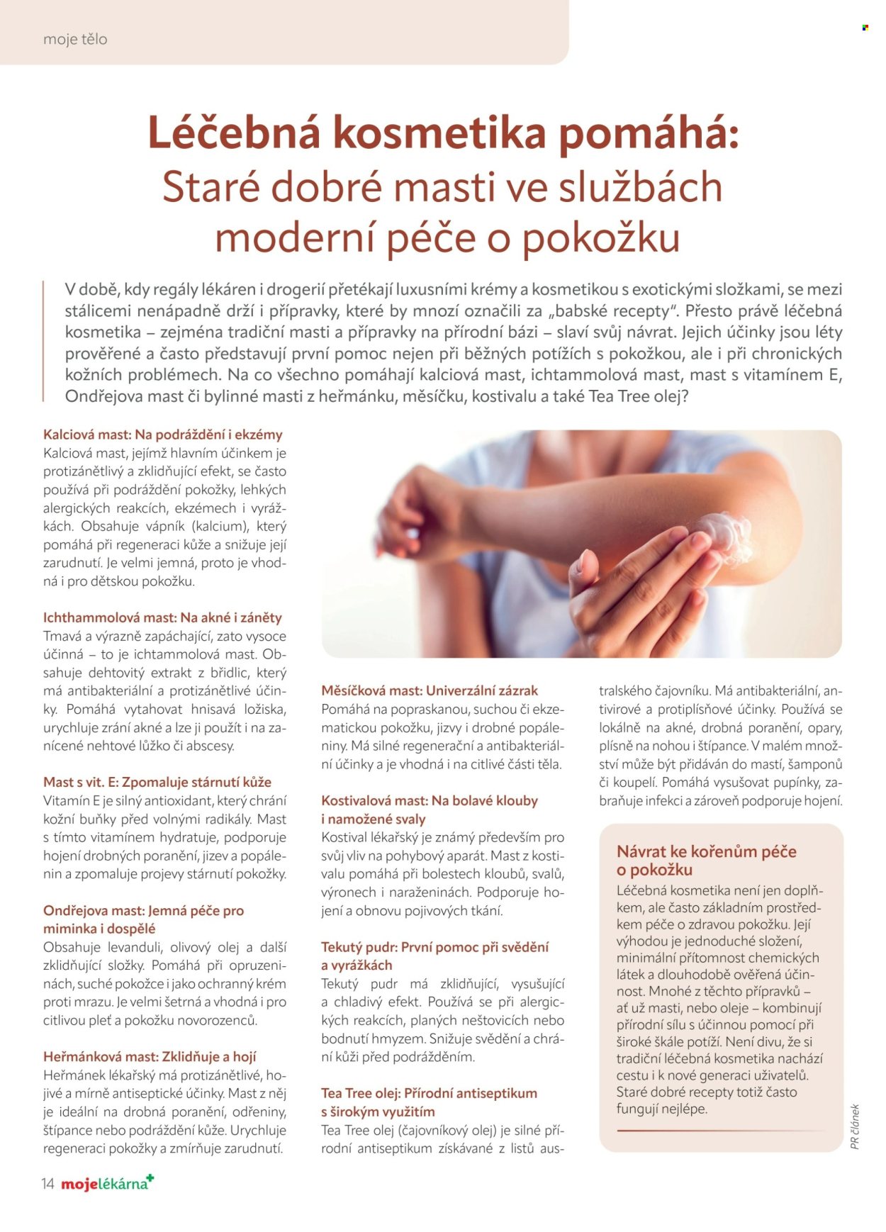 Leták mojelekarna.cz - 1. 7. 2025 - 31. 8. 2025. Strana 16