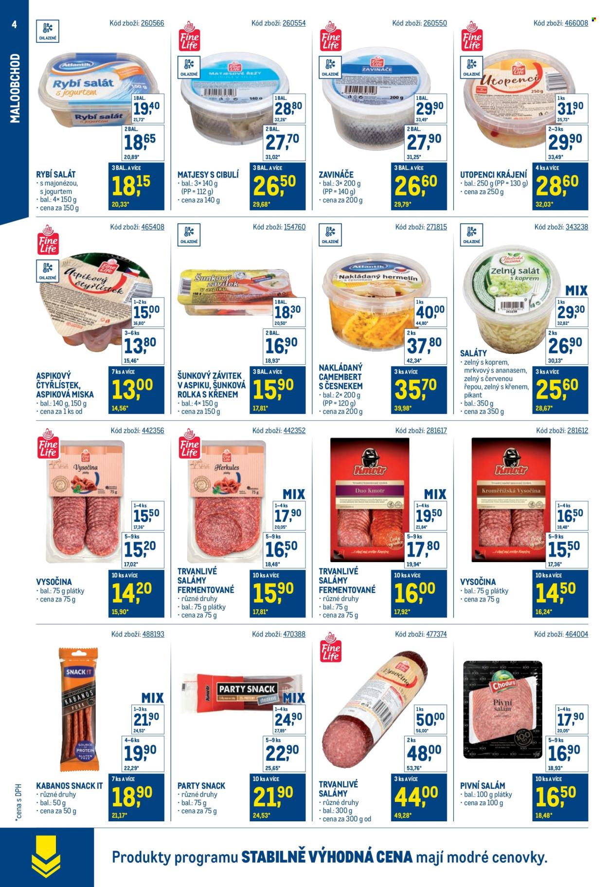 Leták MAKRO - 30. 7. 2025 - 23. 9. 2025. Strana 4