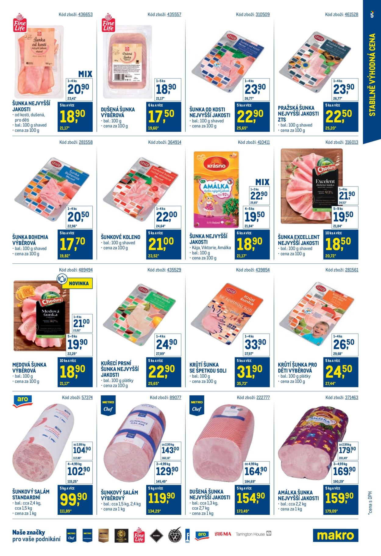 Leták MAKRO - 30. 7. 2025 - 23. 9. 2025. Strana 5