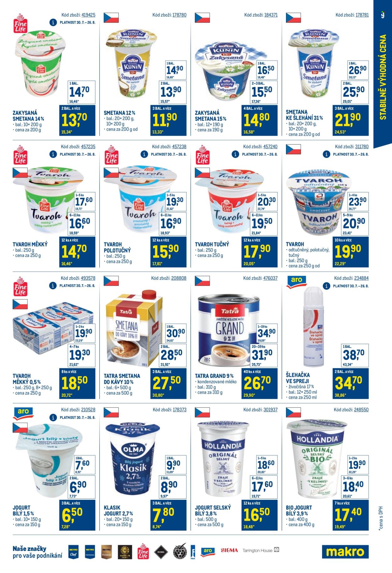 Leták MAKRO - 30. 7. 2025 - 23. 9. 2025. Strana 9