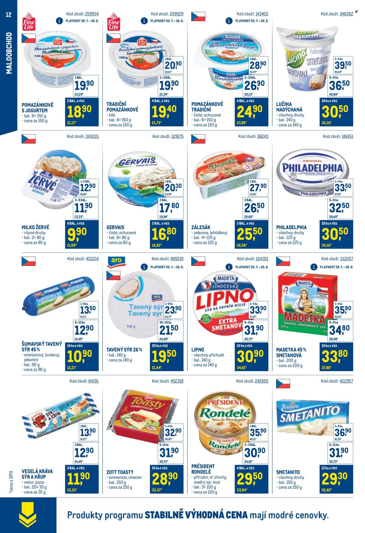 Leták MAKRO - 30. 7. 2025 - 23. 9. 2025. Strana 12