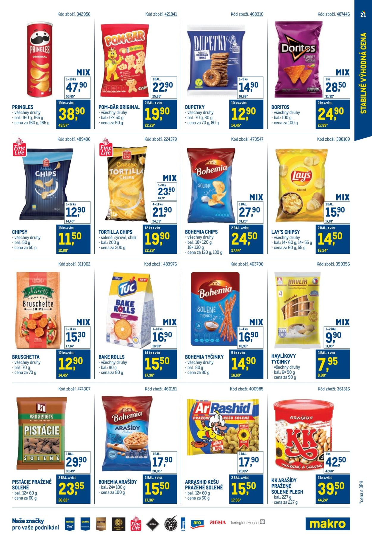 Leták MAKRO - 30. 7. 2025 - 23. 9. 2025. Strana 21