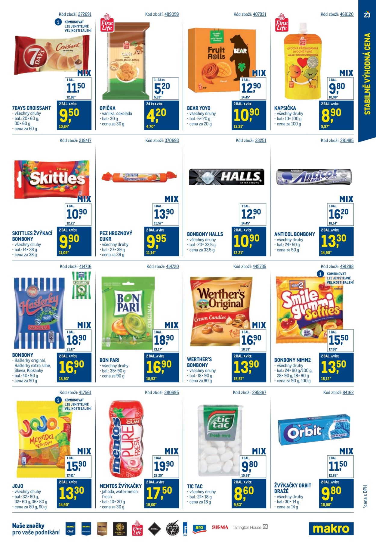 Leták MAKRO - 30. 7. 2025 - 23. 9. 2025. Strana 23