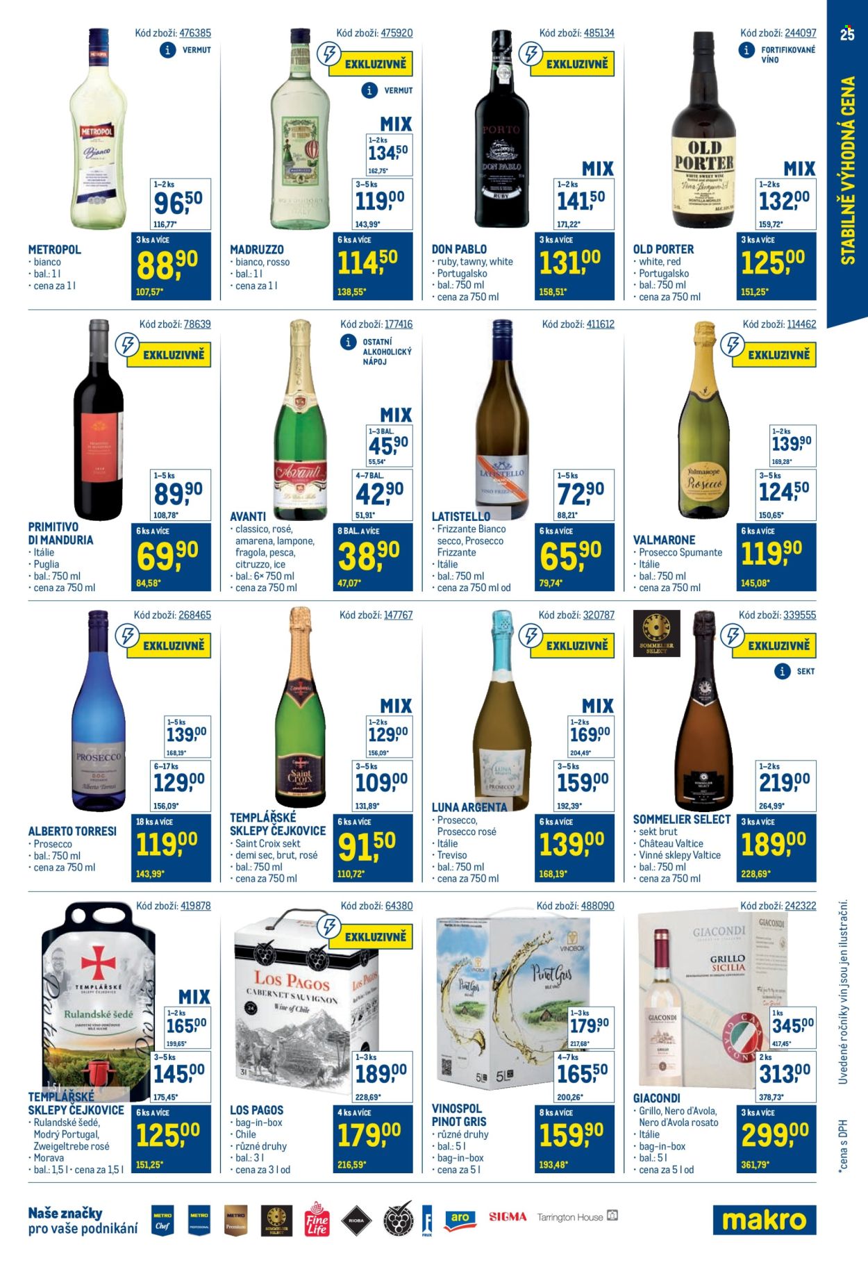 Leták MAKRO - 30. 7. 2025 - 23. 9. 2025. Strana 25