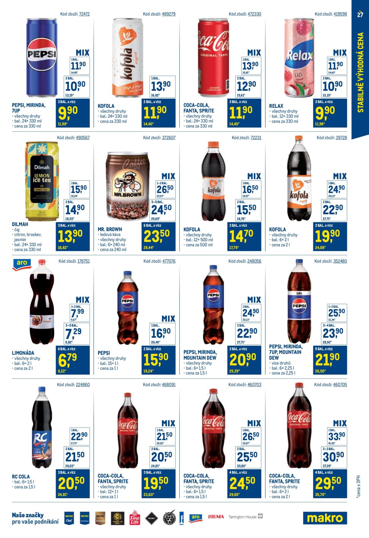 Leták MAKRO - 30. 7. 2025 - 23. 9. 2025. Strana 27