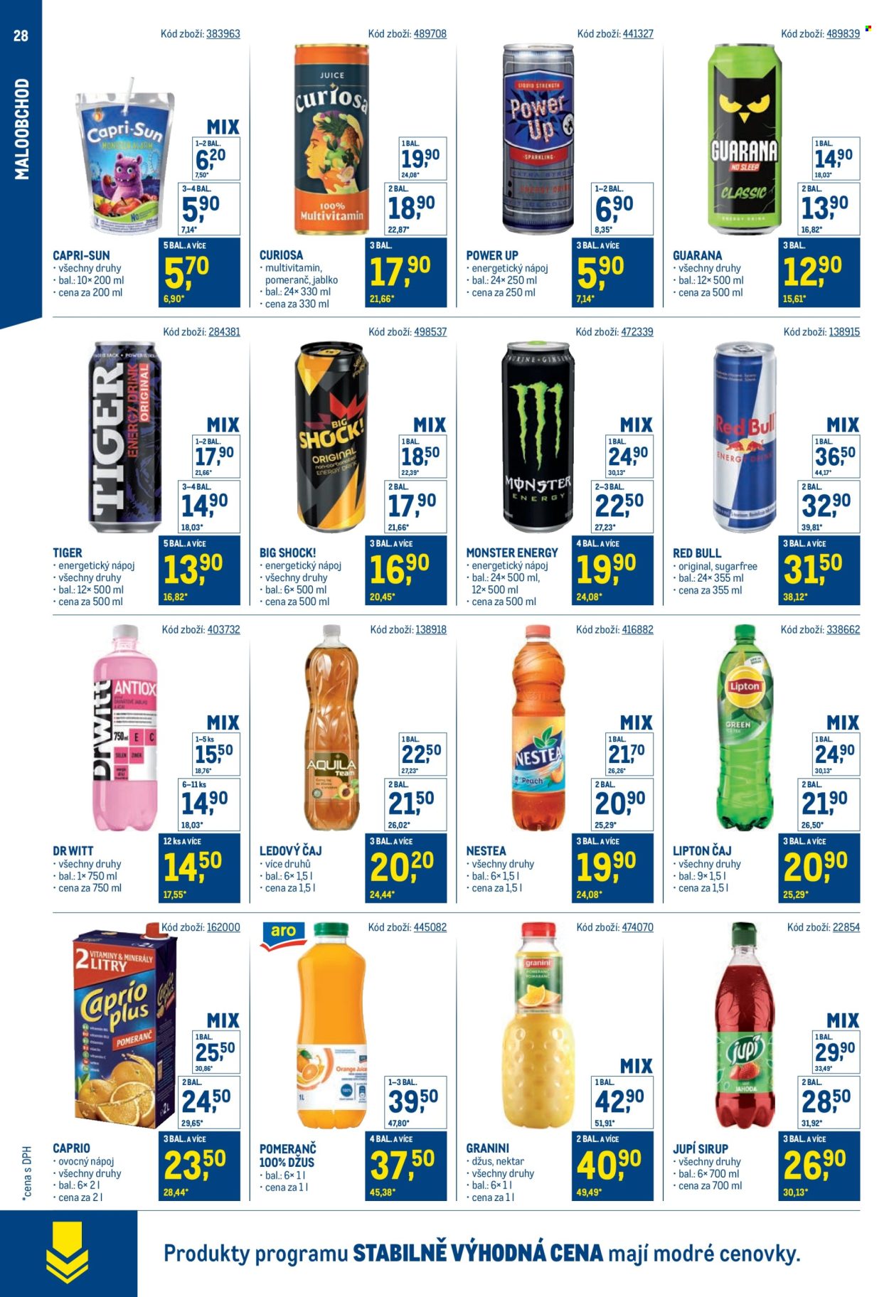 Leták MAKRO - 30. 7. 2025 - 23. 9. 2025. Strana 28
