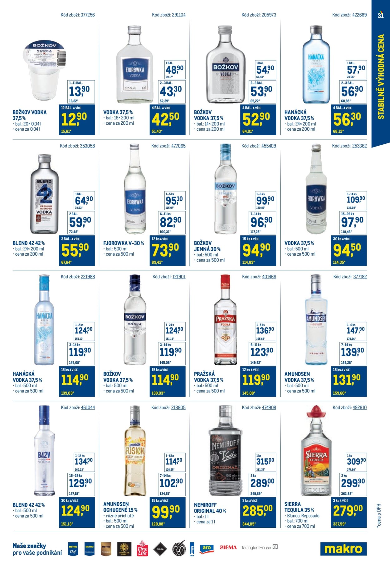 Leták MAKRO - 30. 7. 2025 - 23. 9. 2025. Strana 31
