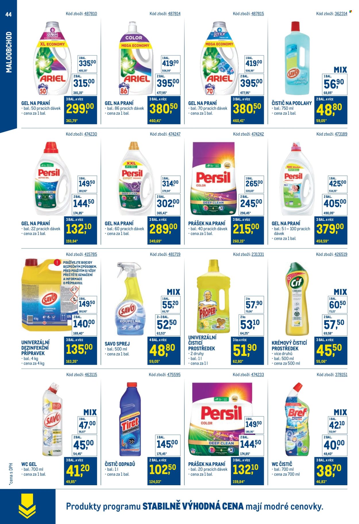 Leták MAKRO - 30. 7. 2025 - 23. 9. 2025. Strana 44