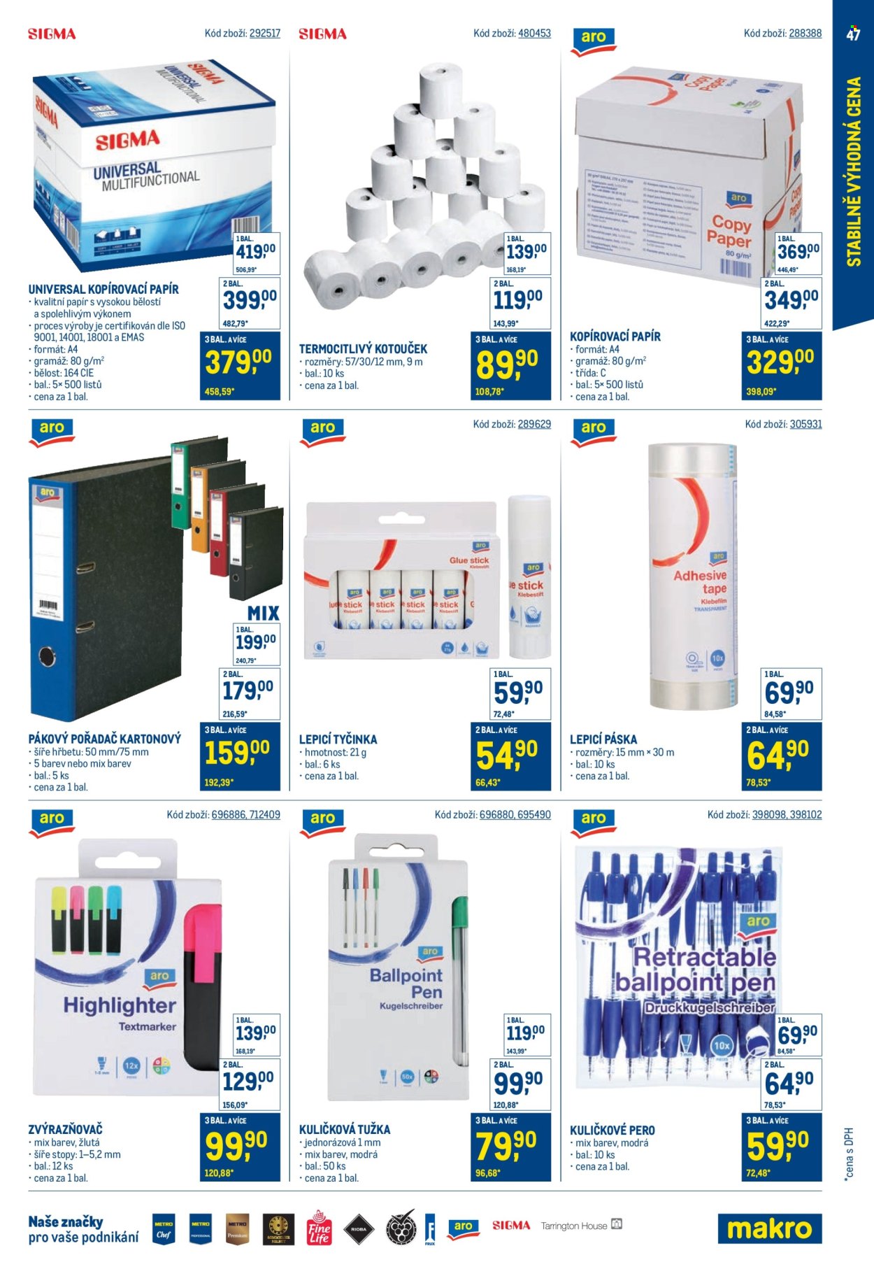 Leták MAKRO - 30. 7. 2025 - 23. 9. 2025. Strana 47