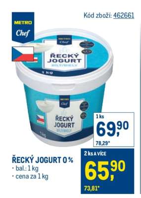 Řecký jogurt 0%