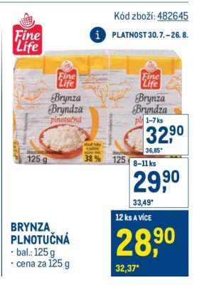 Brynza plnotučná