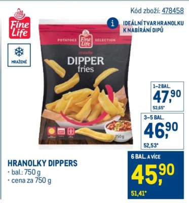 Hranolky Dippers