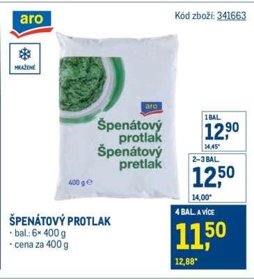 Špenátový protlak