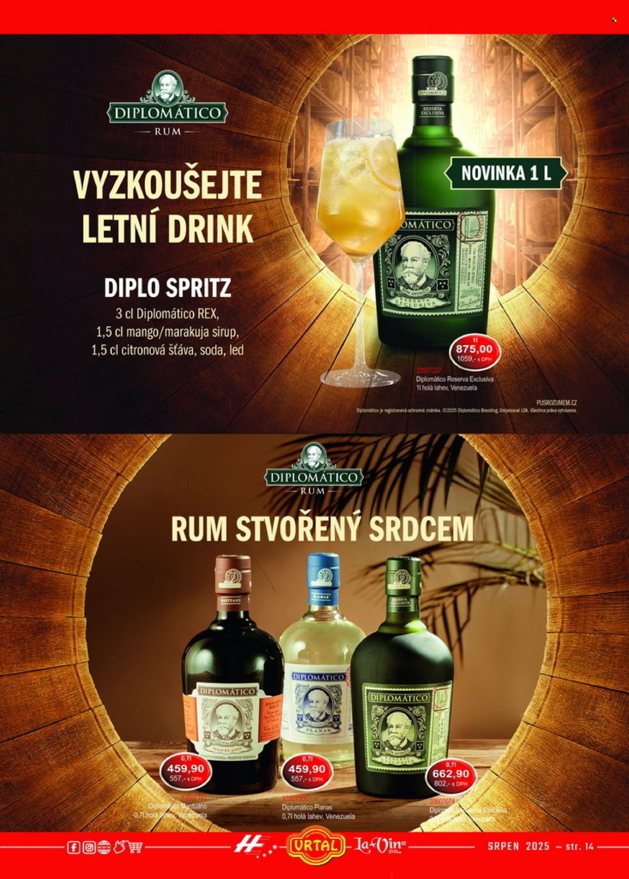 Leták Vrtal - 1. 8. 2025 - 31. 8. 2025. Strana 13