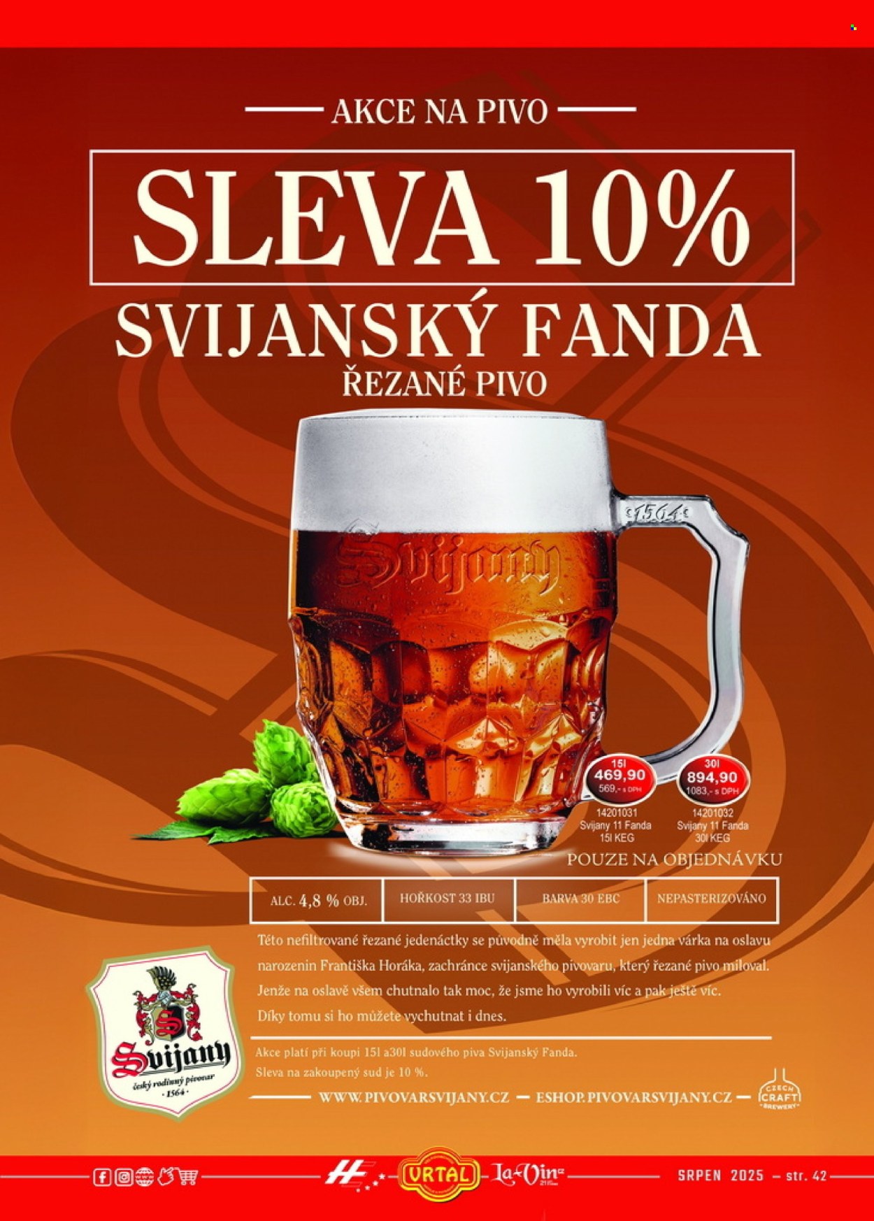 Leták Vrtal - 1. 8. 2025 - 31. 8. 2025. Strana 40