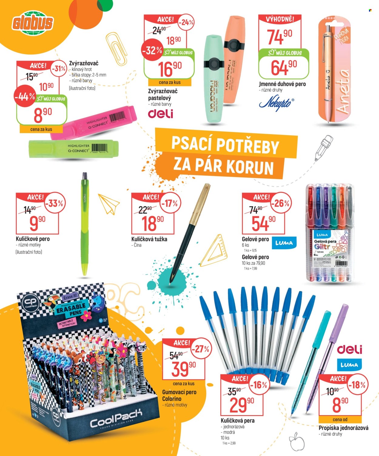 Leták Globus - 30. 7. 2025 - 9. 9. 2025. Strana 6