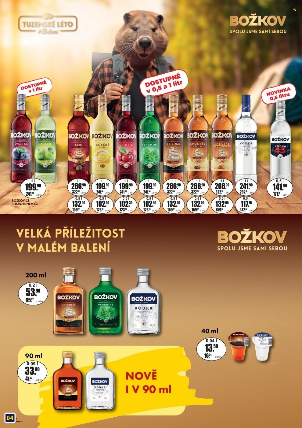 Leták Adam velkoobchod Šternberk - 1. 8. 2025 - 31. 8. 2025. Strana 4