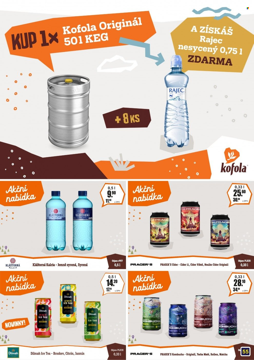 Leták Adam velkoobchod Šternberk - 1. 8. 2025 - 31. 8. 2025. Strana 55