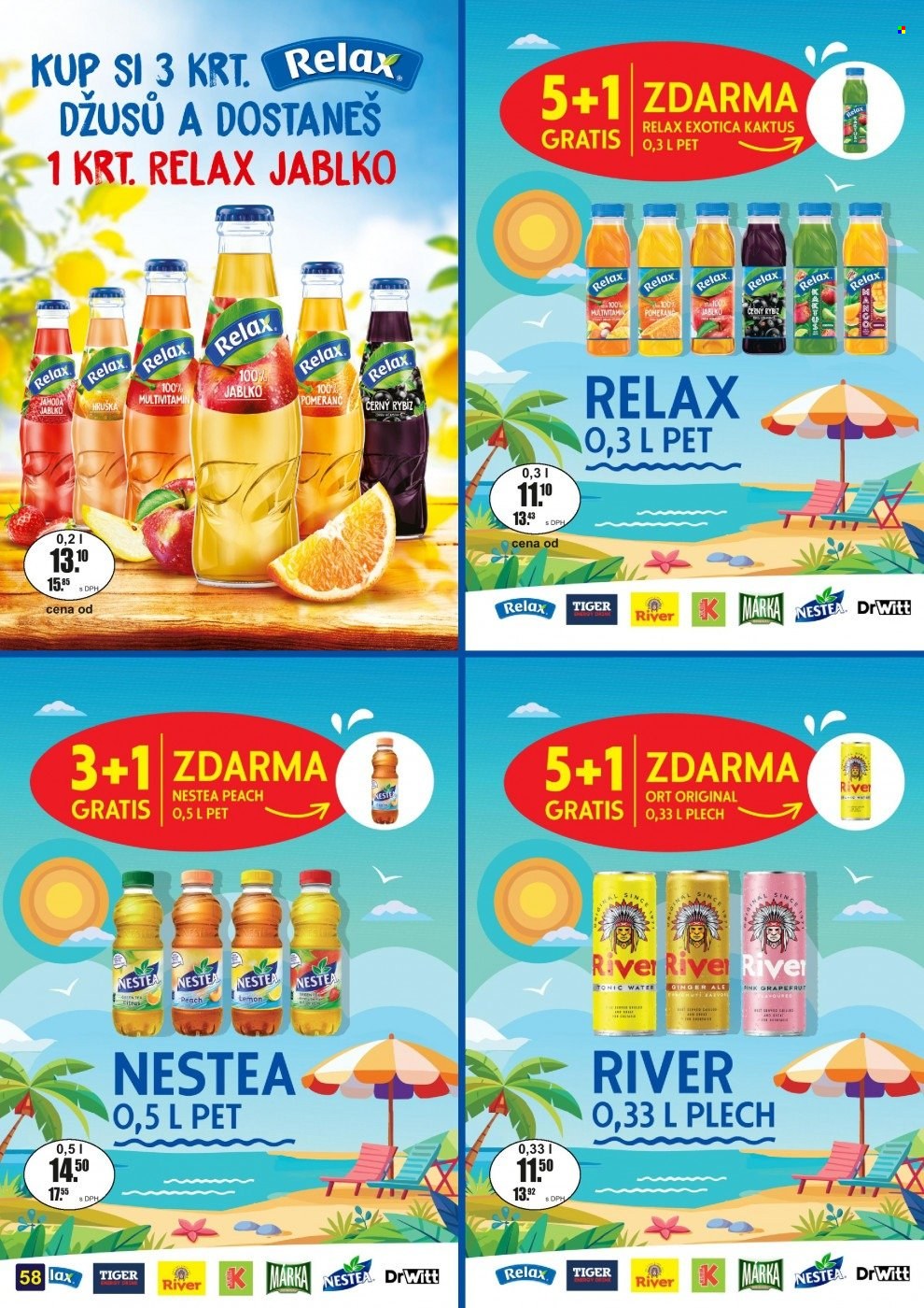 Leták Adam velkoobchod Šternberk - 1. 8. 2025 - 31. 8. 2025. Strana 58