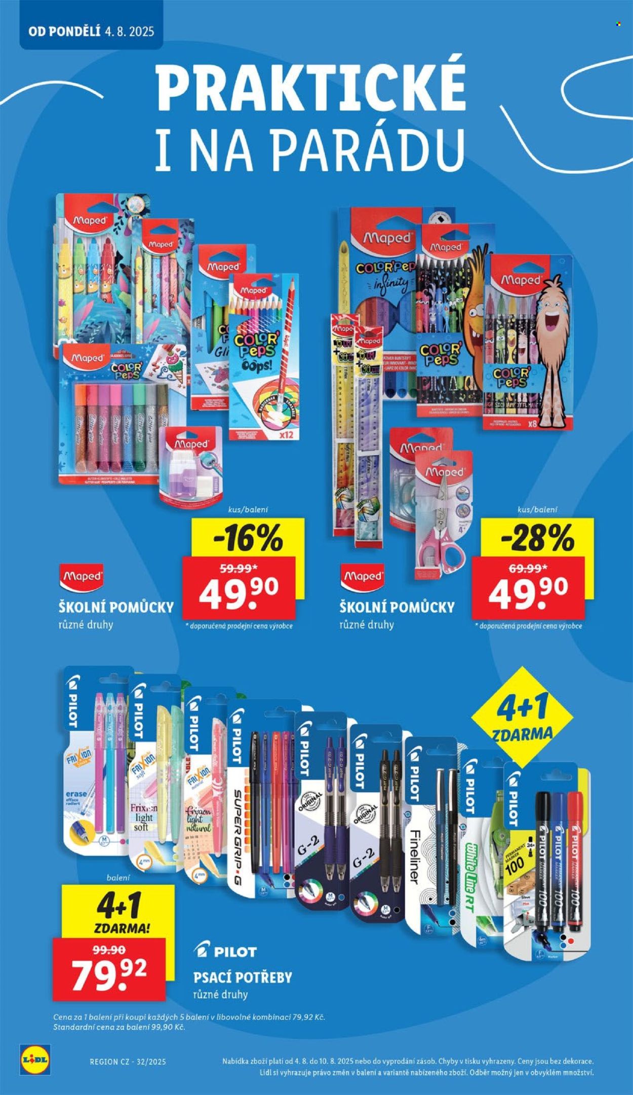 Leták Lidl - 4. 8. 2025 - 7. 9. 2025. Strana 6