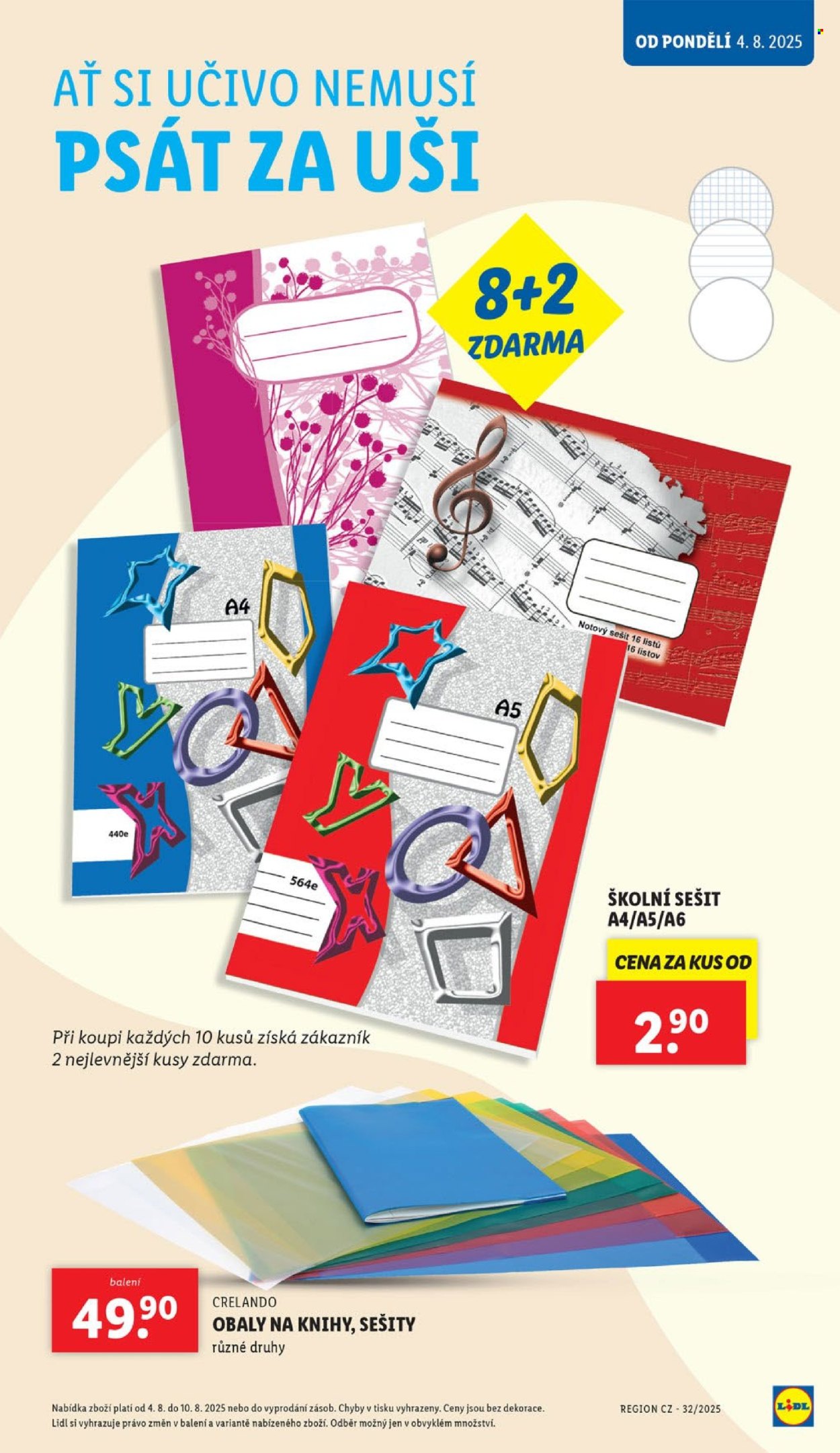 Leták Lidl - 4. 8. 2025 - 7. 9. 2025. Strana 9