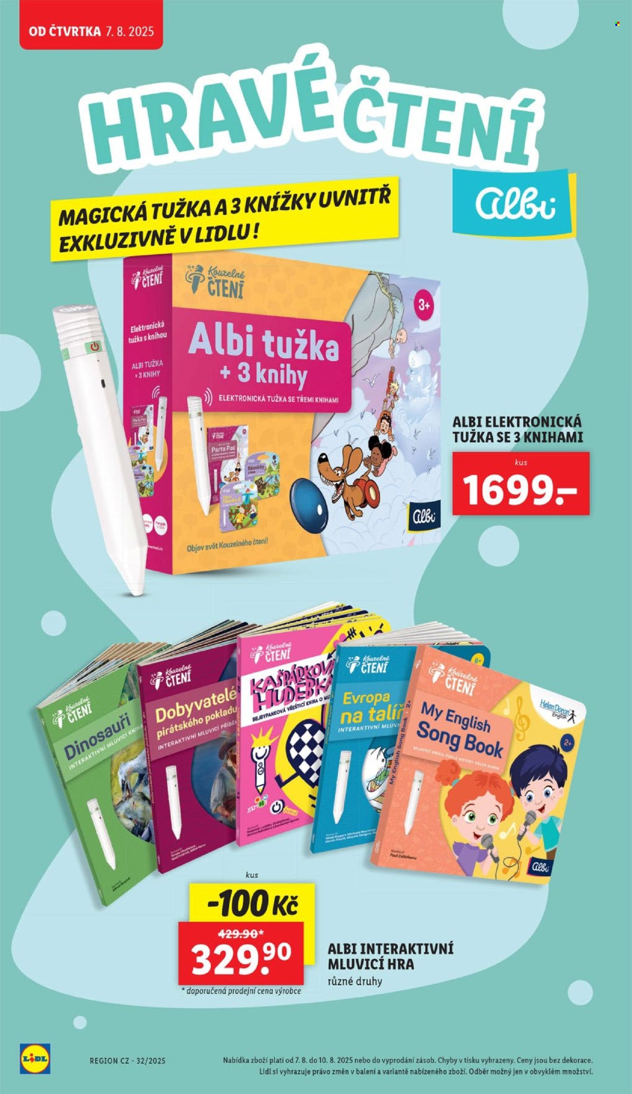 Leták Lidl - 4. 8. 2025 - 7. 9. 2025. Strana 10