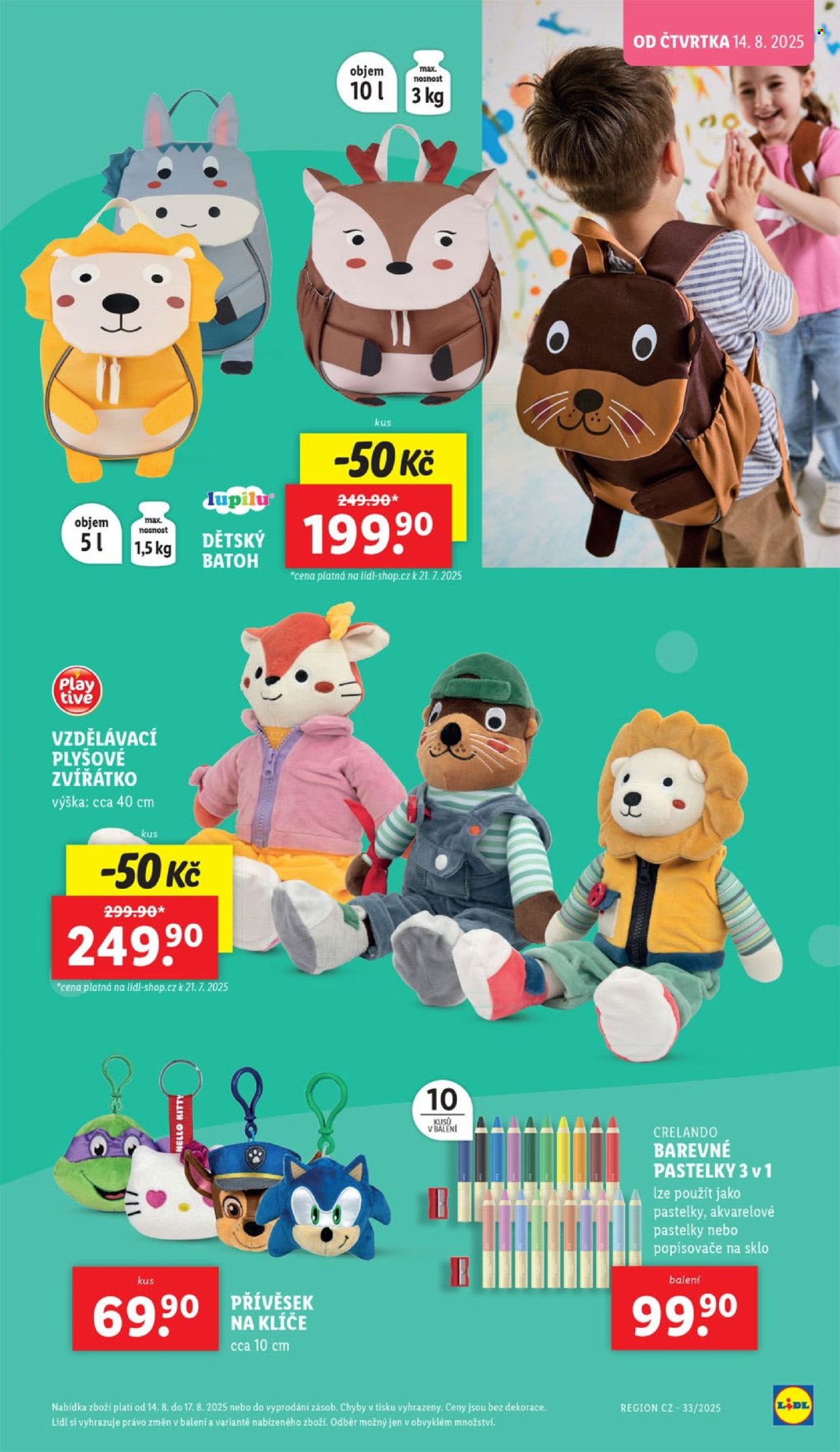 Leták Lidl - 4. 8. 2025 - 7. 9. 2025. Strana 15