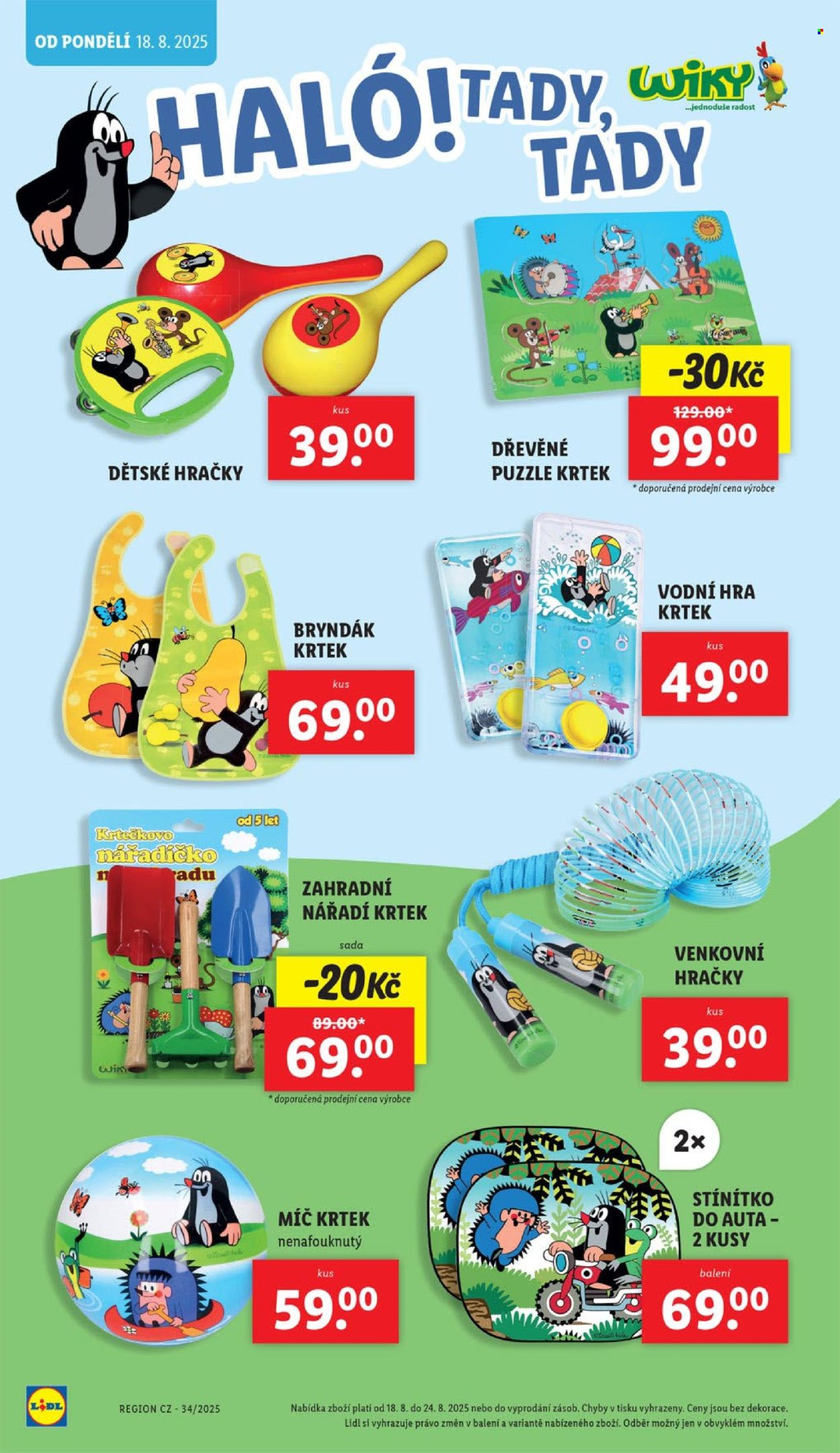 Leták Lidl - 4. 8. 2025 - 7. 9. 2025. Strana 18