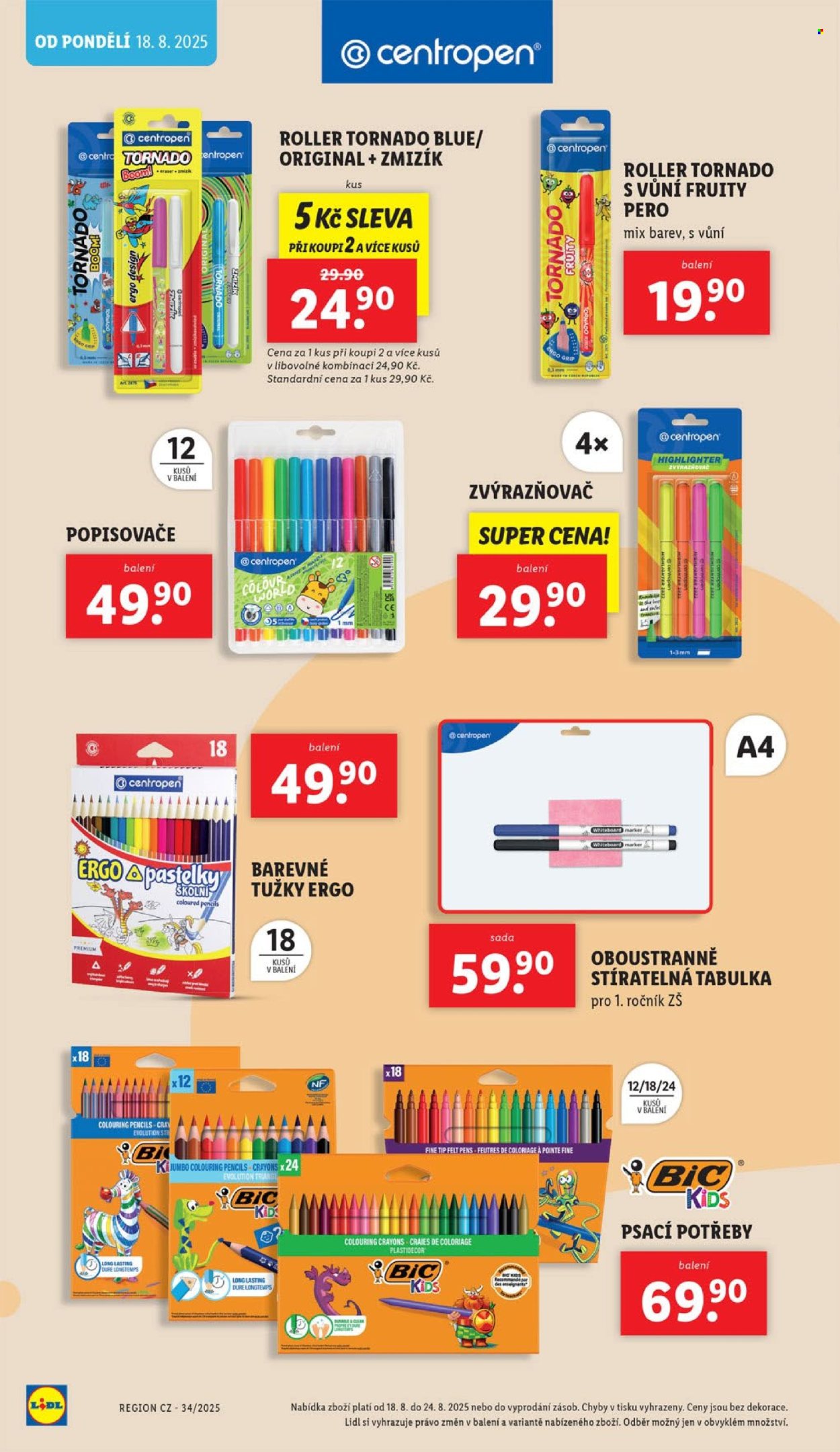 Leták Lidl - 4. 8. 2025 - 7. 9. 2025. Strana 22
