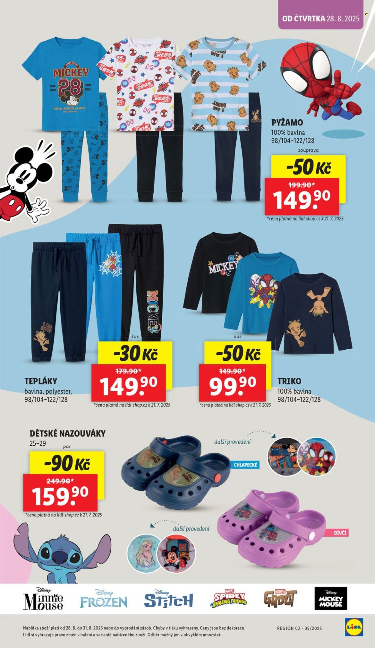 Leták Lidl - 4. 8. 2025 - 7. 9. 2025. Strana 25