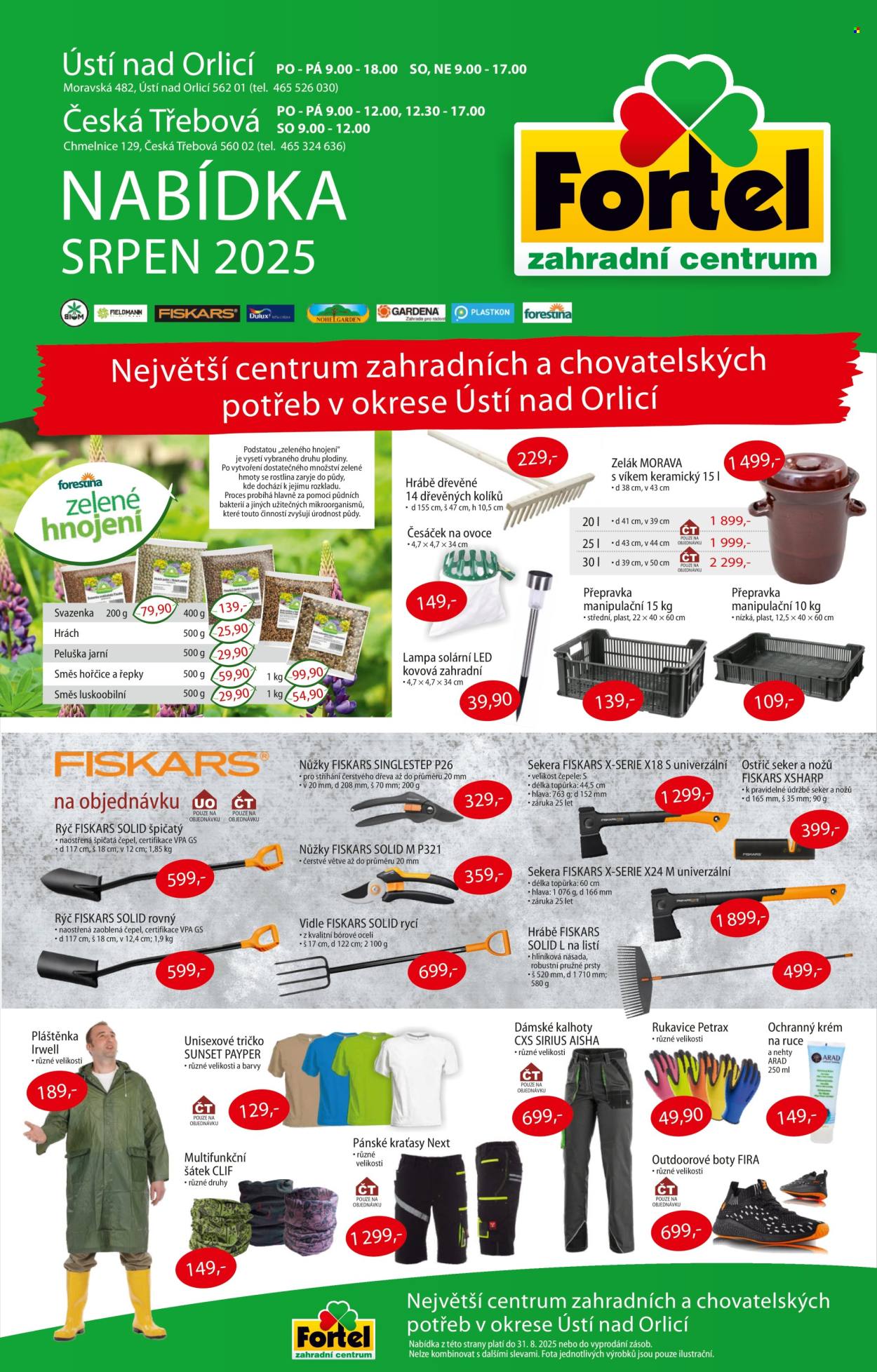 Leták Konzum - 1. 8. 2025 - 31. 8. 2025. Strana 1