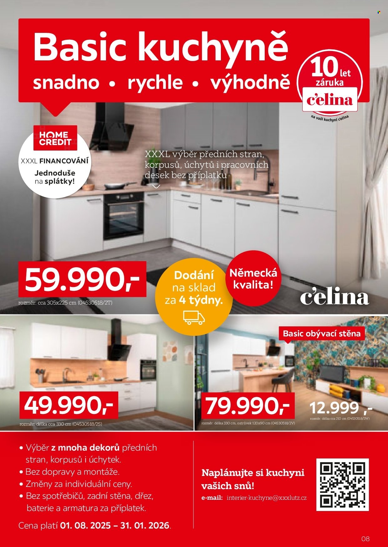 Leták XXXLutz - 1. 8. 2025 - 31. 1. 2026. Strana 8