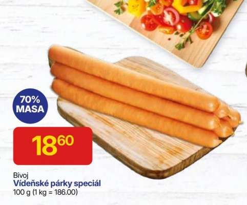 Bivoj Vídeňské párky speciál
