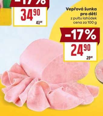 Vepřová šunka pro děti