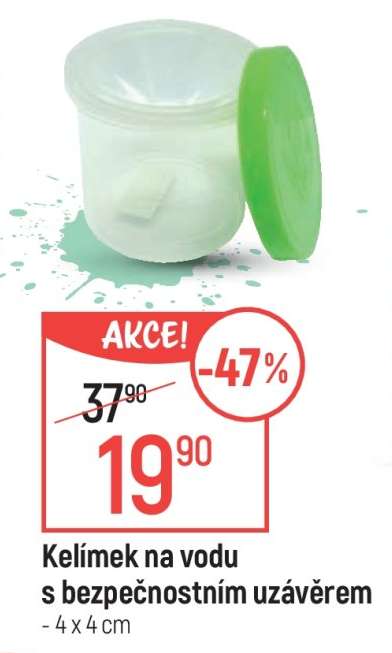 Kelímek na vodu s bezpečnostním uzávěrem
