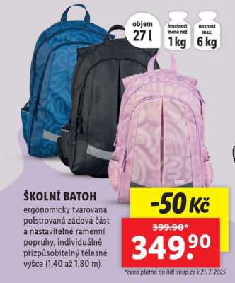Školní batoh