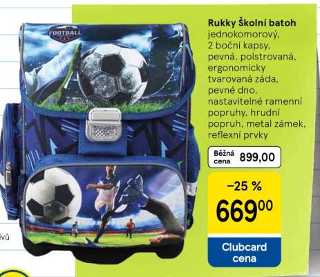 Rukky Školní batoh