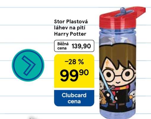 Stor Plastová láhev na pití Harry Potter