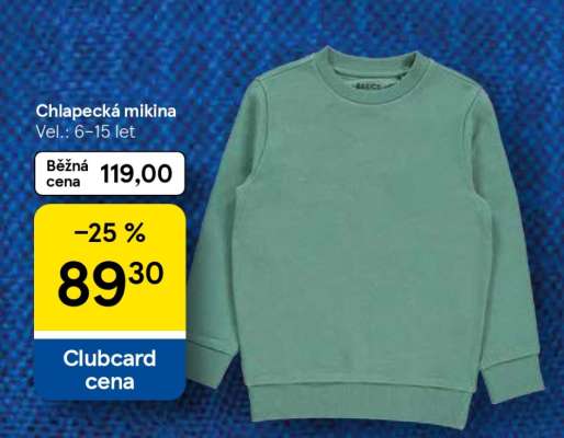 CHLAPECKÁ MIKINA