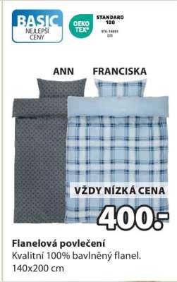 FLANELOVÁ POVLEČENÍ