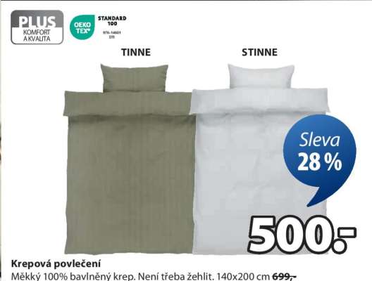 KREPOVÁ POVLEČENÍ