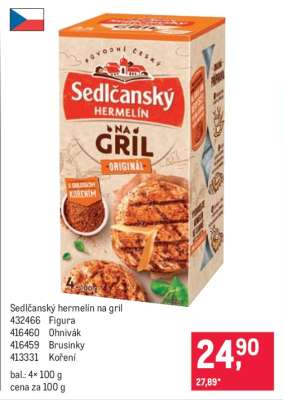 Sedlčanský hermelín na gril