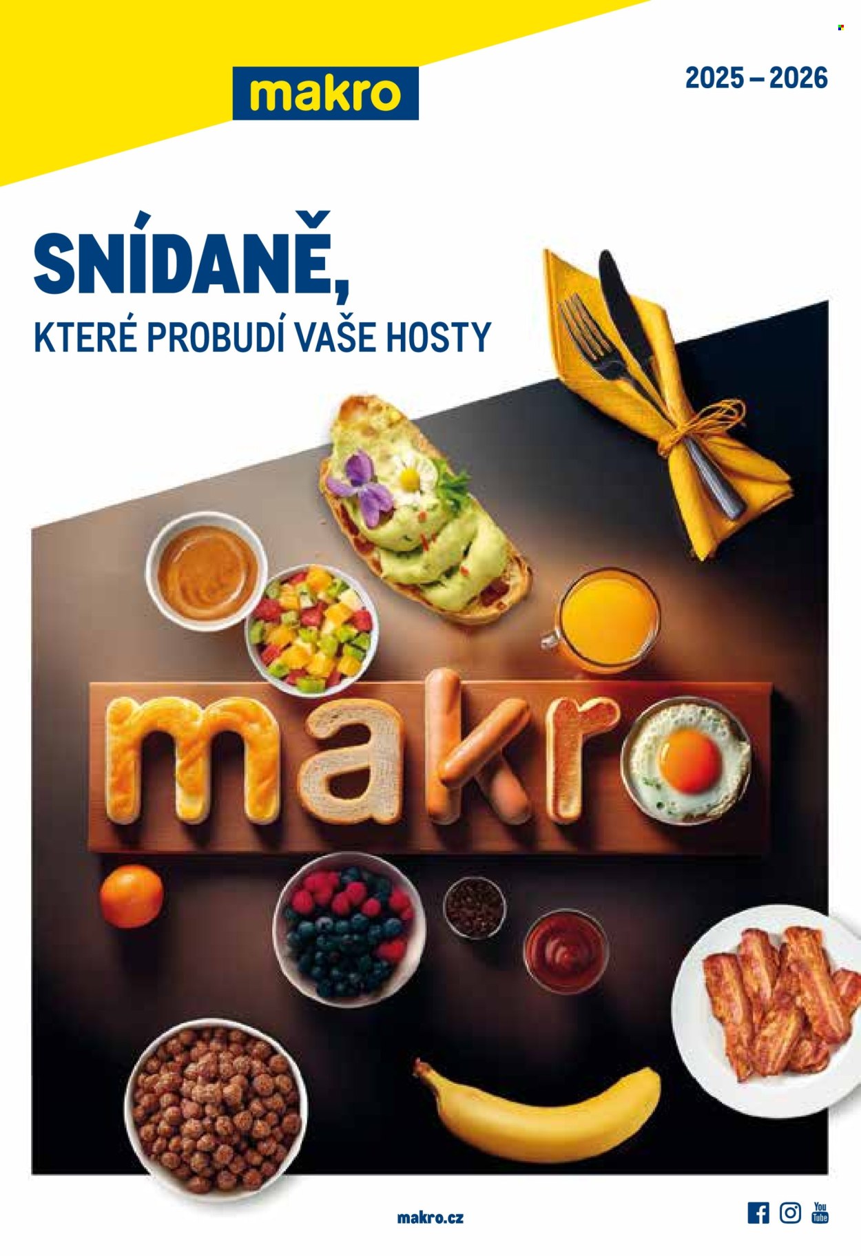 Leták MAKRO. Strana 1