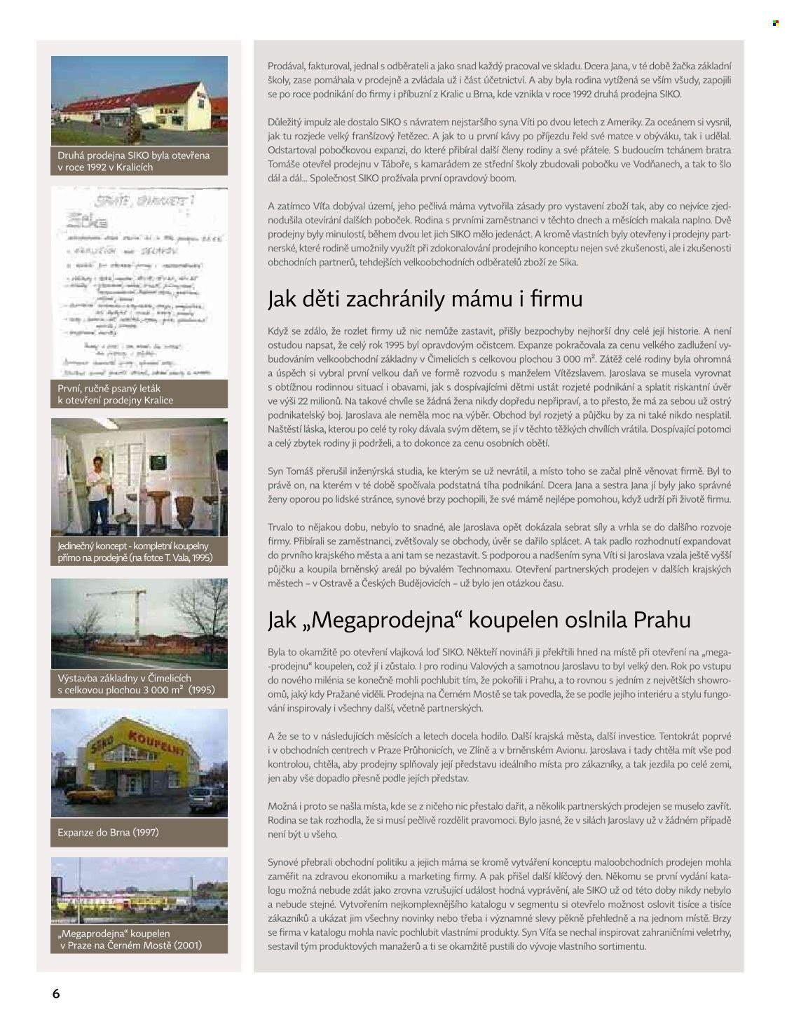 Leták SIKO KOUPELNY - 1. 1. 2025 - 31. 12. 2026. Strana 6