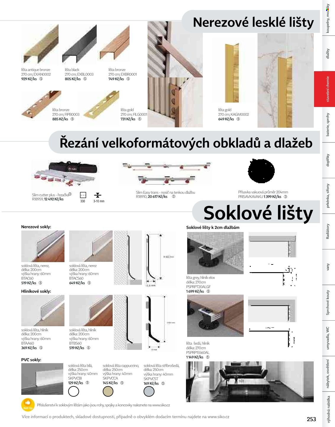 Leták SIKO KOUPELNY - 1. 1. 2025 - 31. 12. 2026. Strana 253