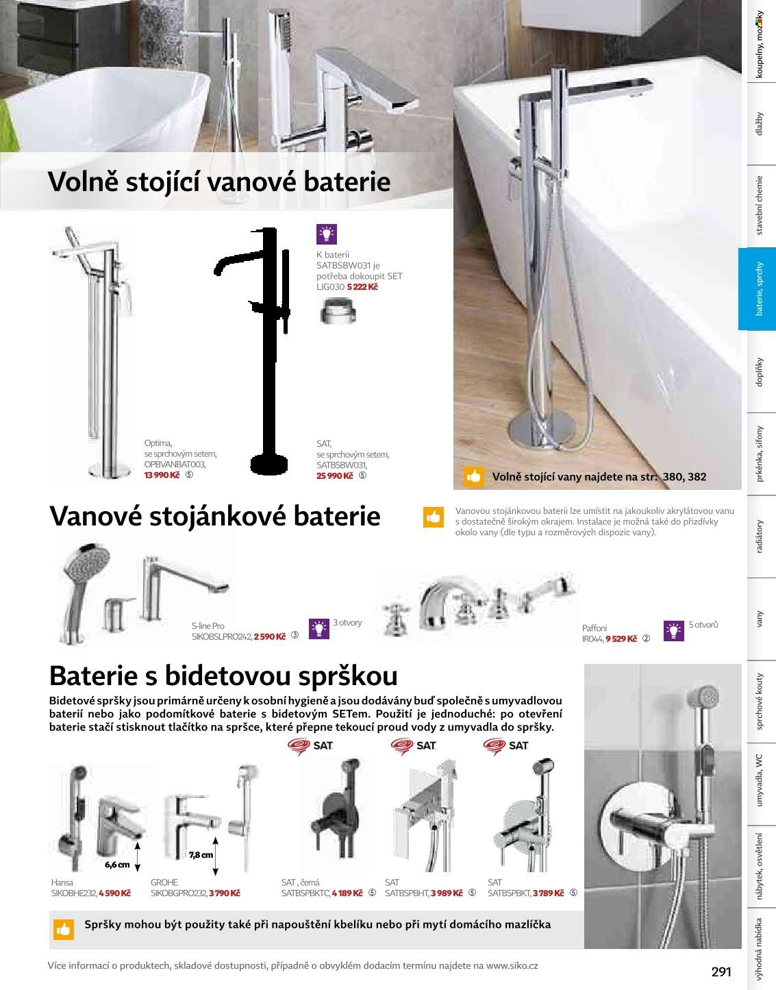 Leták SIKO KOUPELNY - 1. 1. 2025 - 31. 12. 2026. Strana 291