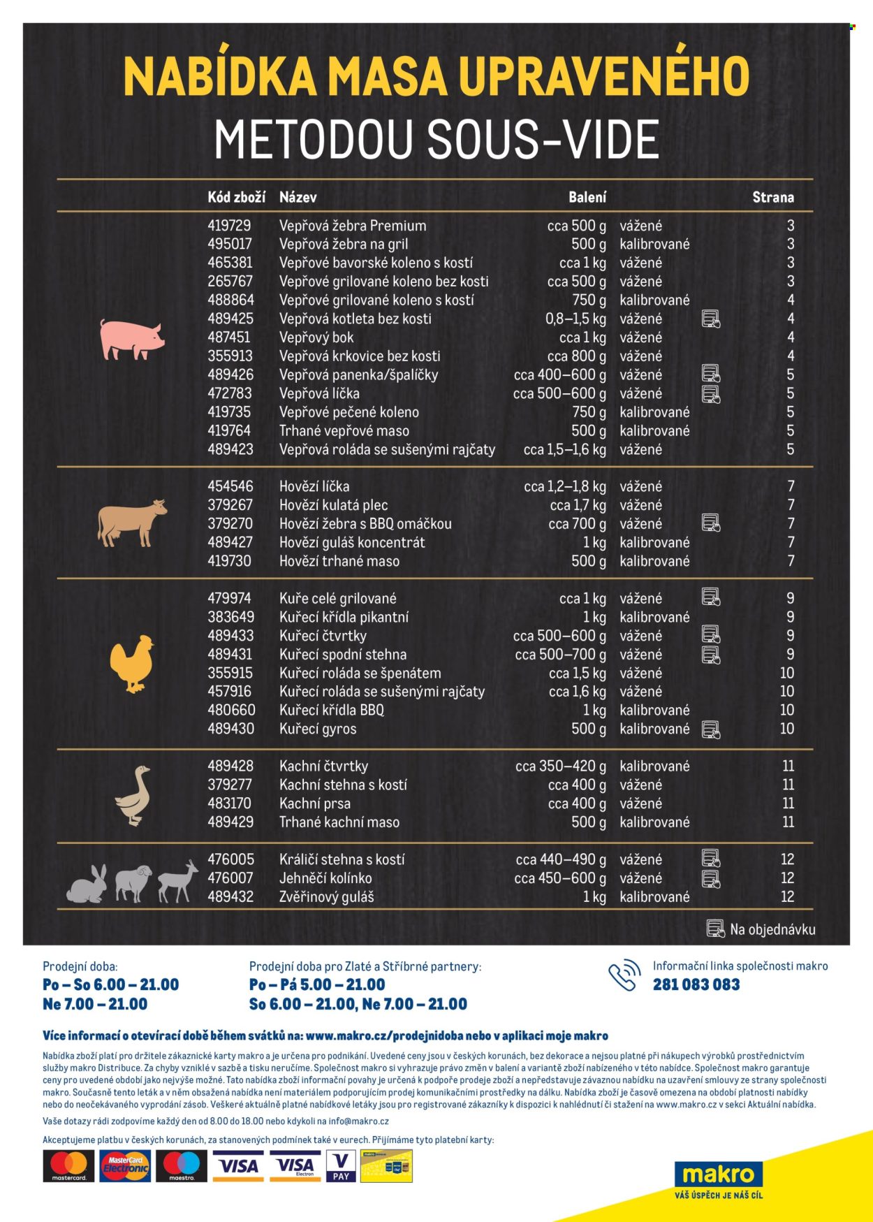 Leták MAKRO - 1. 11. 2025 - 31. 12. 2026. Strana 14