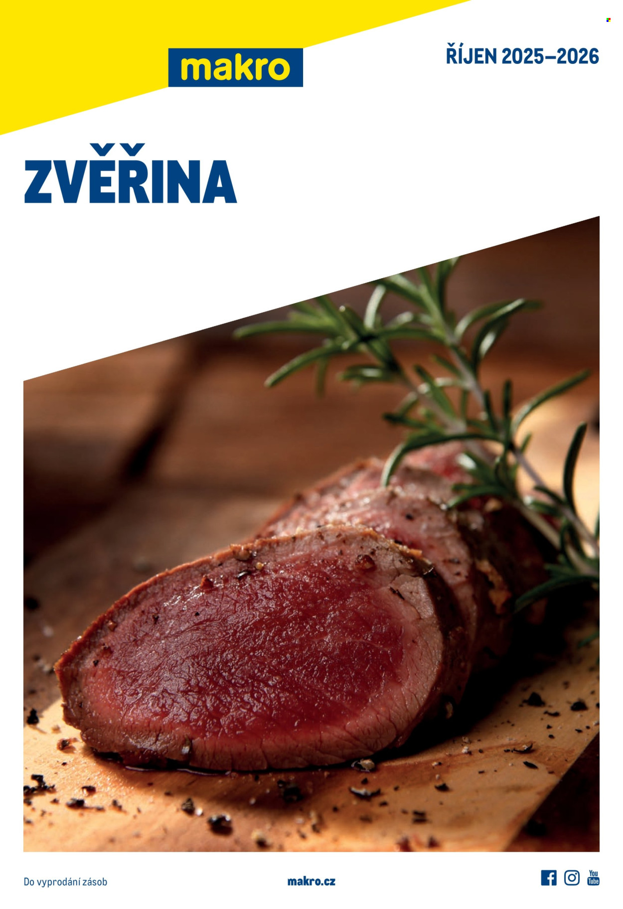 Leták MAKRO. Strana 1