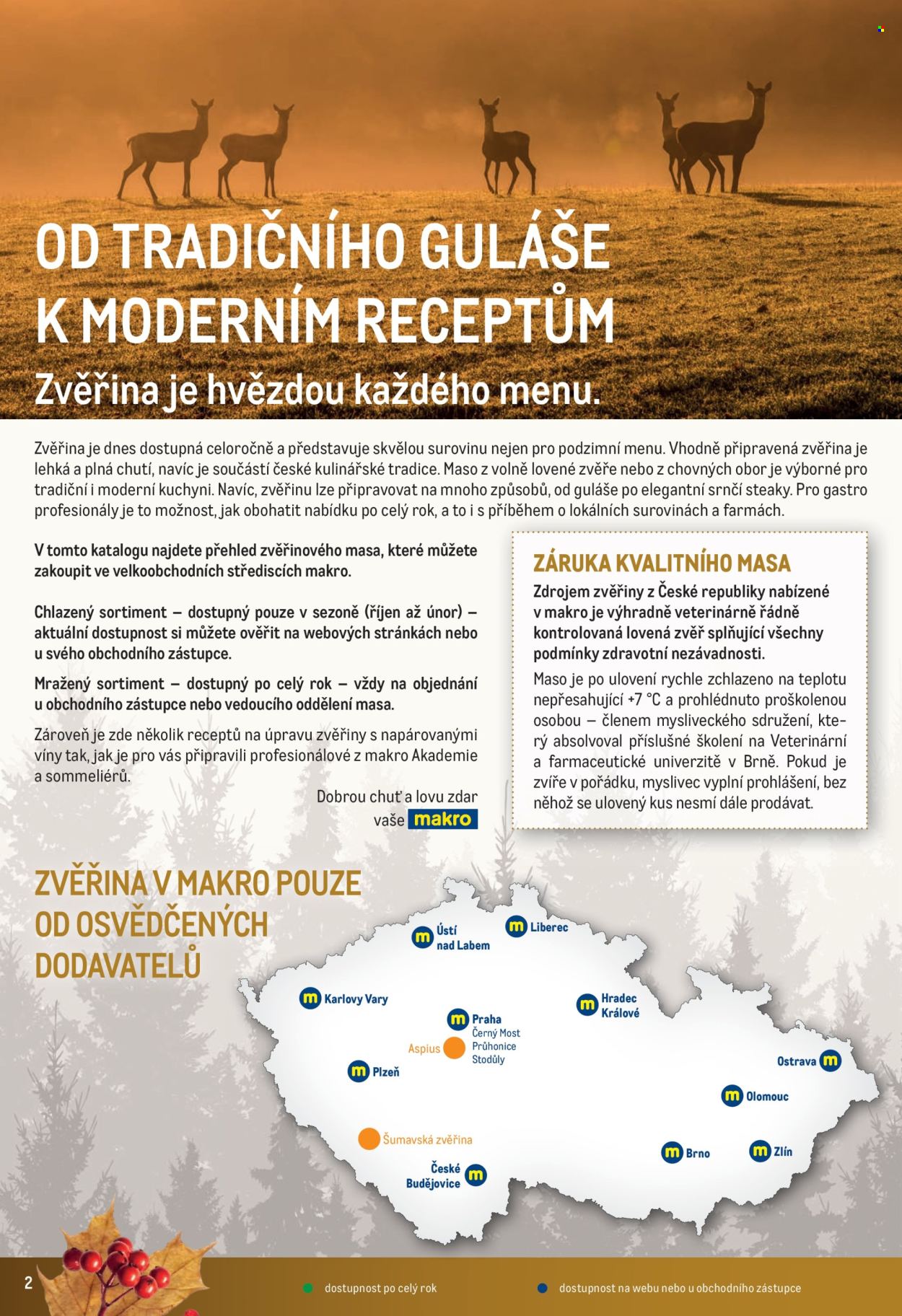 Leták MAKRO. Strana 2