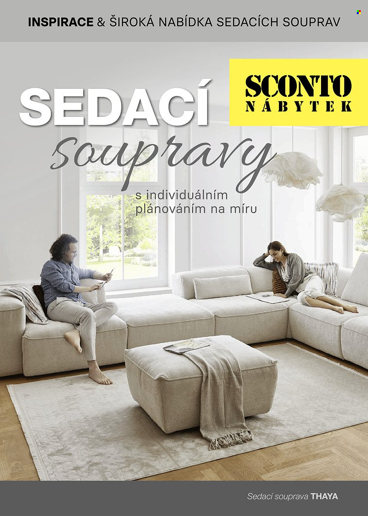 Leták SCONTO NÁBYTEK. Strana 1